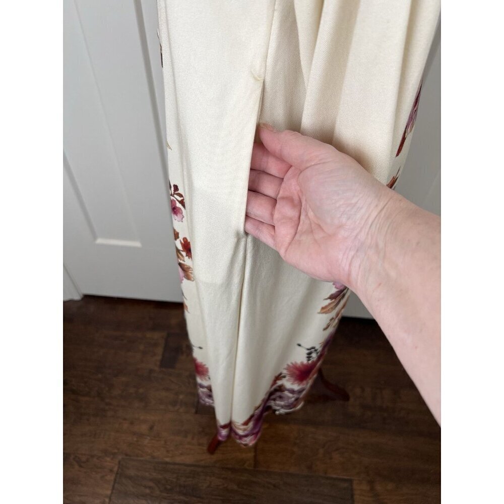 Soft Surroundings Paulette Maxi Dress Long Sleeve Floral Button Front Boho PS - Picture 5 of 12